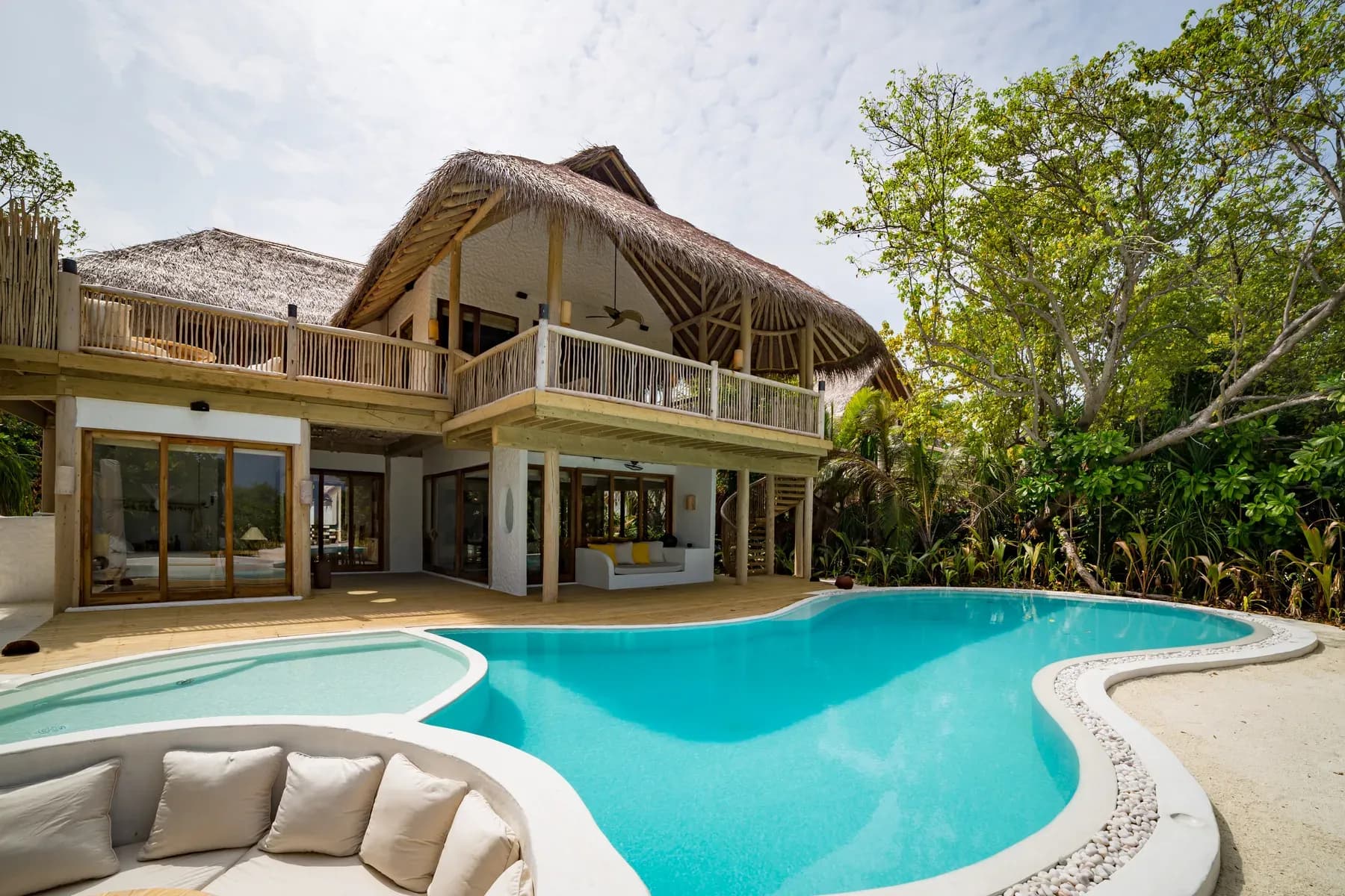 3 Bedroom Beach Villa with Pool at Soneva Fushi