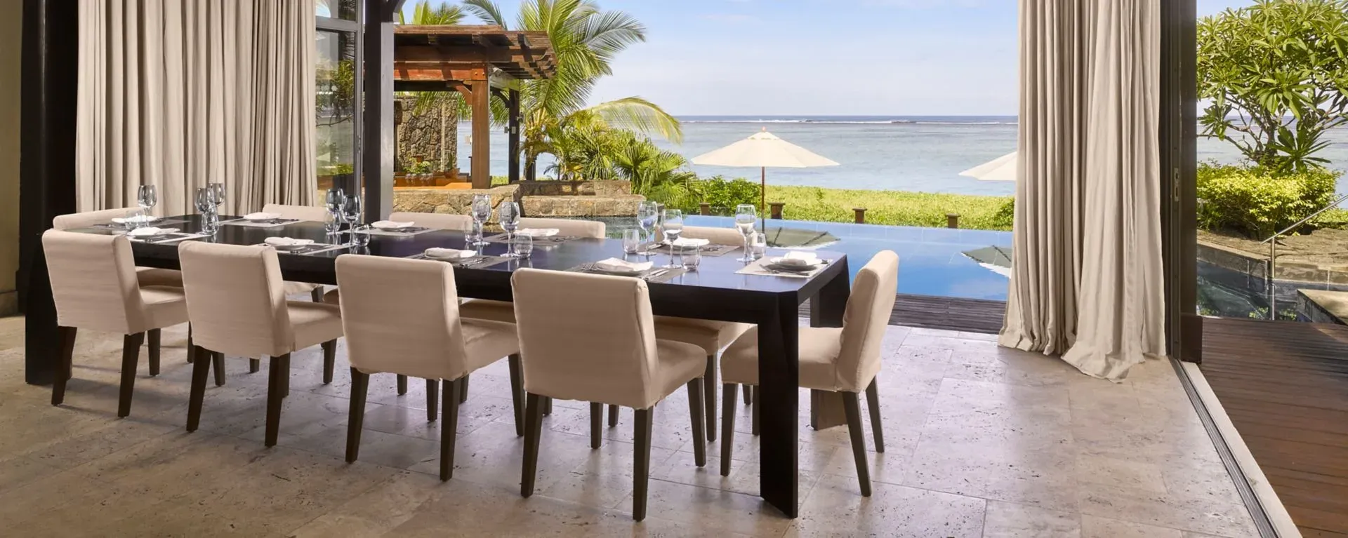 Grand Beachfront Villa with plunge pools at The St. Regis Le Morne Resort, Mauritius