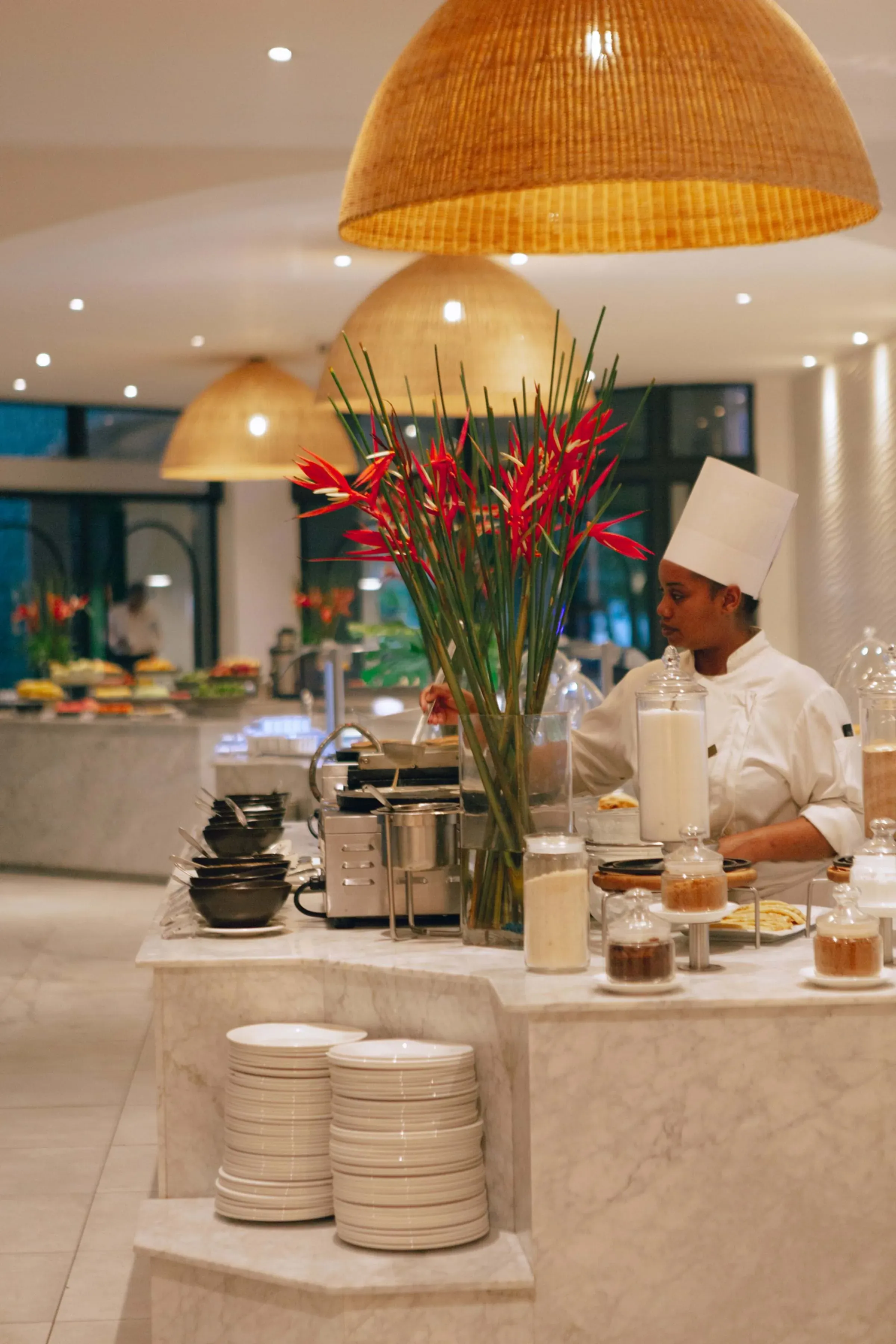 Le Patio buffet restaurant at Sugar Beach Mauritius