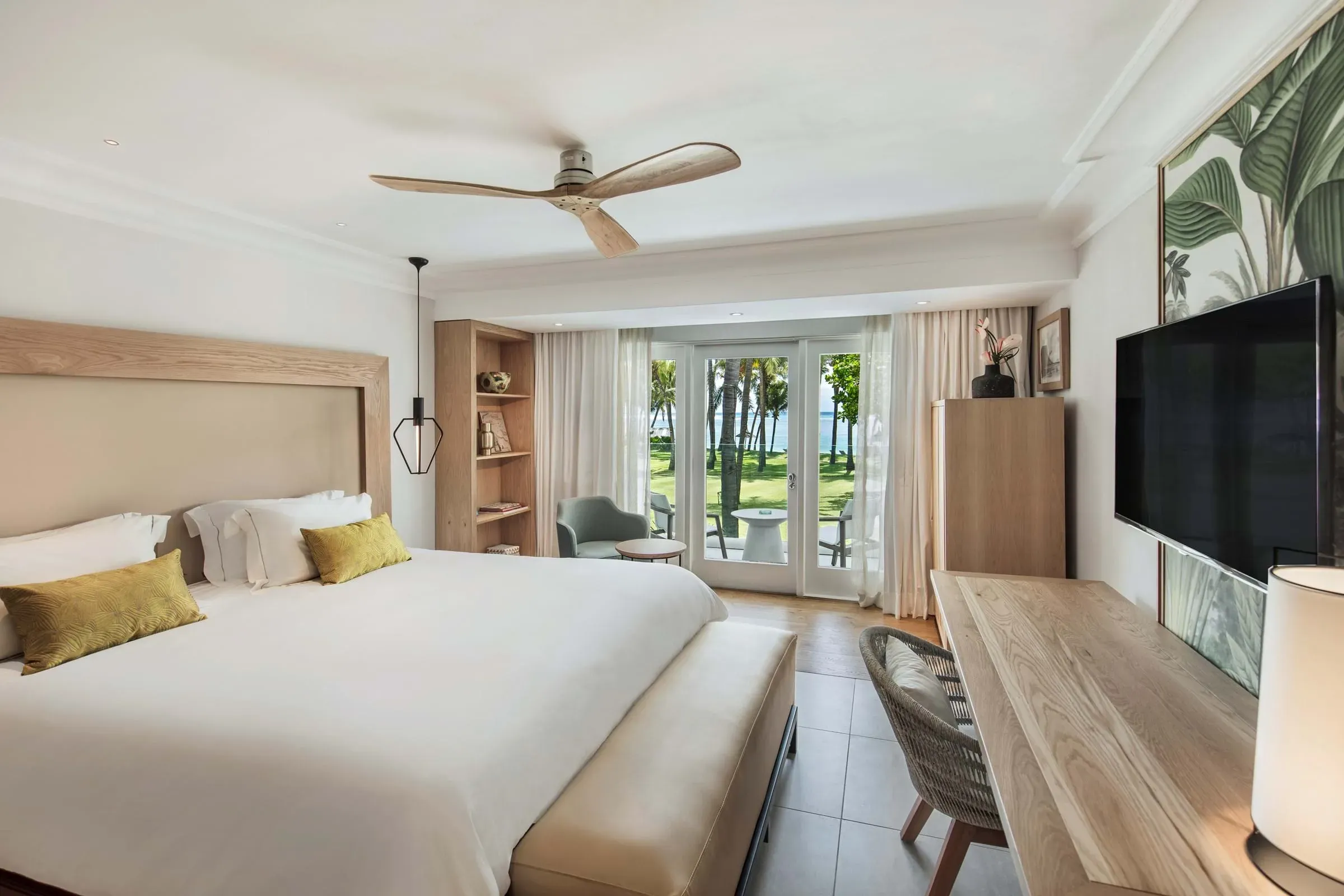 Deluxe Sea View Room interior at Sugar Beach Mauritius