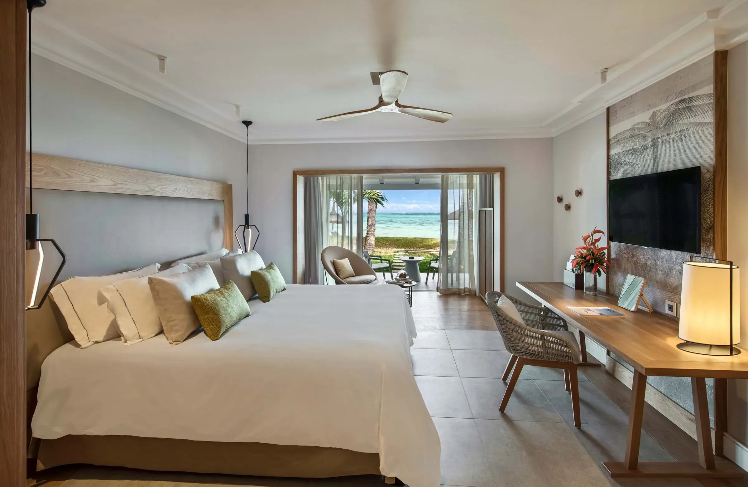 Premium Beach Front Room interior at Sugar Beach Mauritius