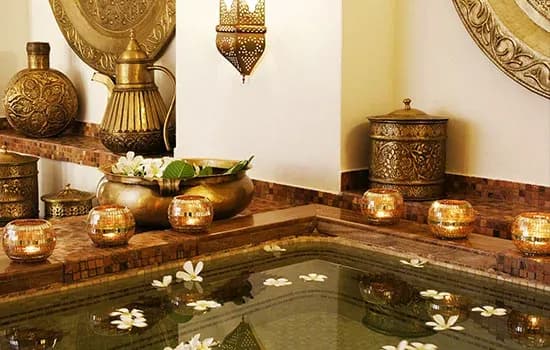 Frangipani Spa pool at Baraza, used by guests of The Palms Zanzibar