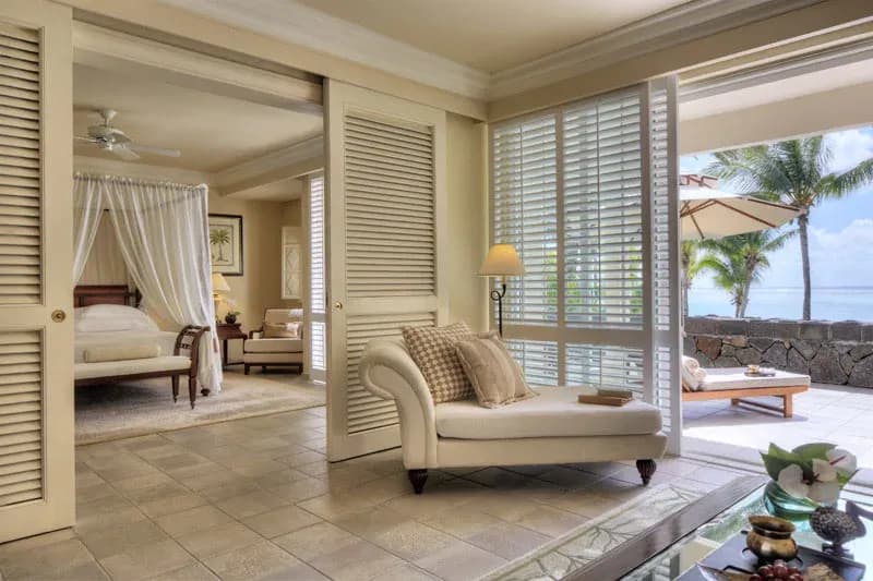 Colonial Ocean Front Suite at The Residence Mauritius