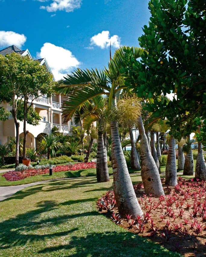 Colonial Ocean View Terrace interior at The Residence Mauritius