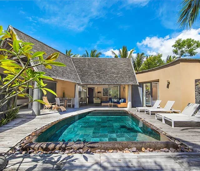 3-Bedroom Pool Villa with private infinity pool at Trou aux Biches Beachcomber