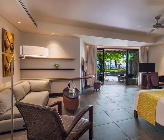 Beachfront Suite with pool at Trou aux Biches Beachcomber