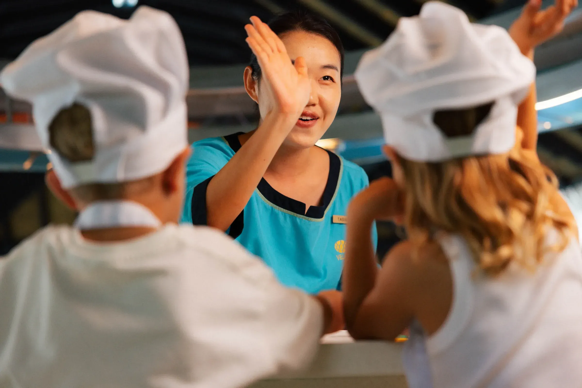 Children's cooking class at Lha Velaa Kids Club, Velaa Private Island