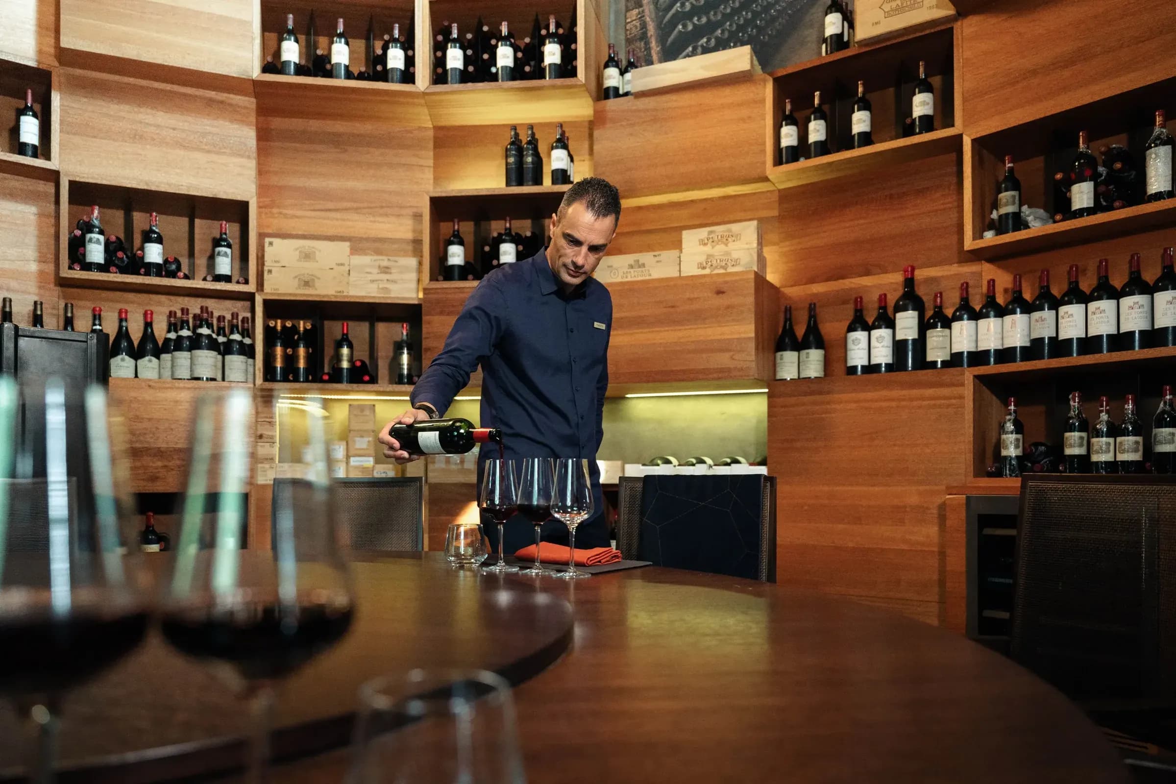 Tavaru teppanyaki tower restaurant at Velaa Private Island