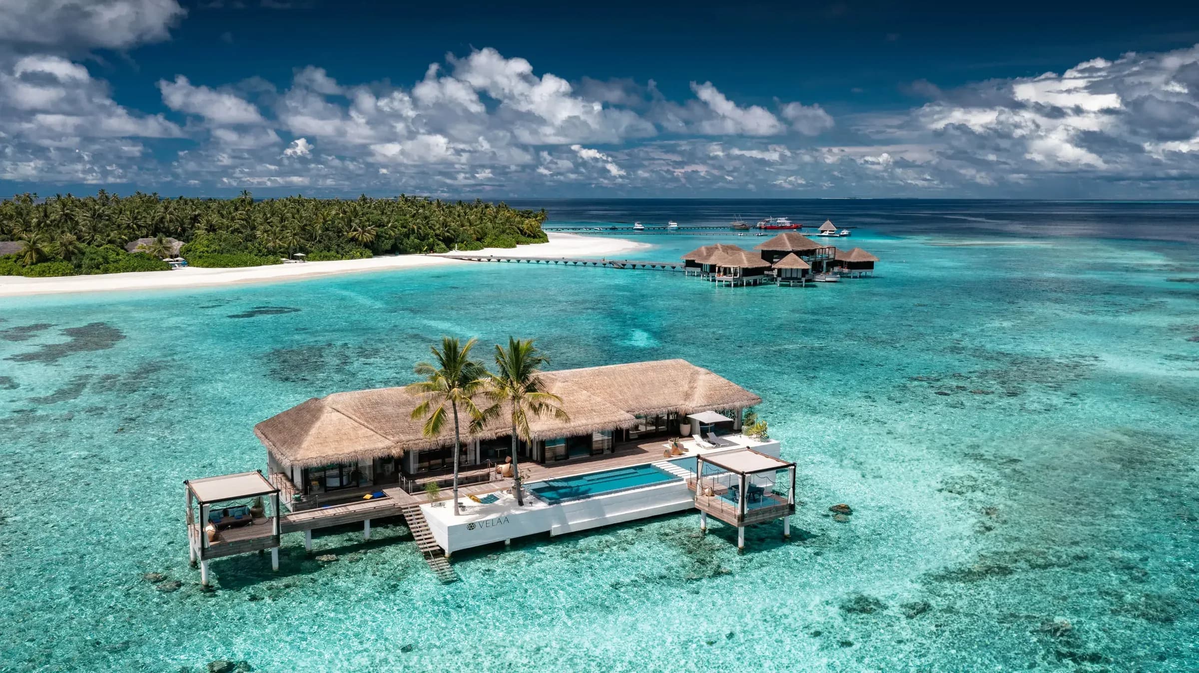 The Romantic Residence overwater villa accessible only by boat at Velaa Private Island