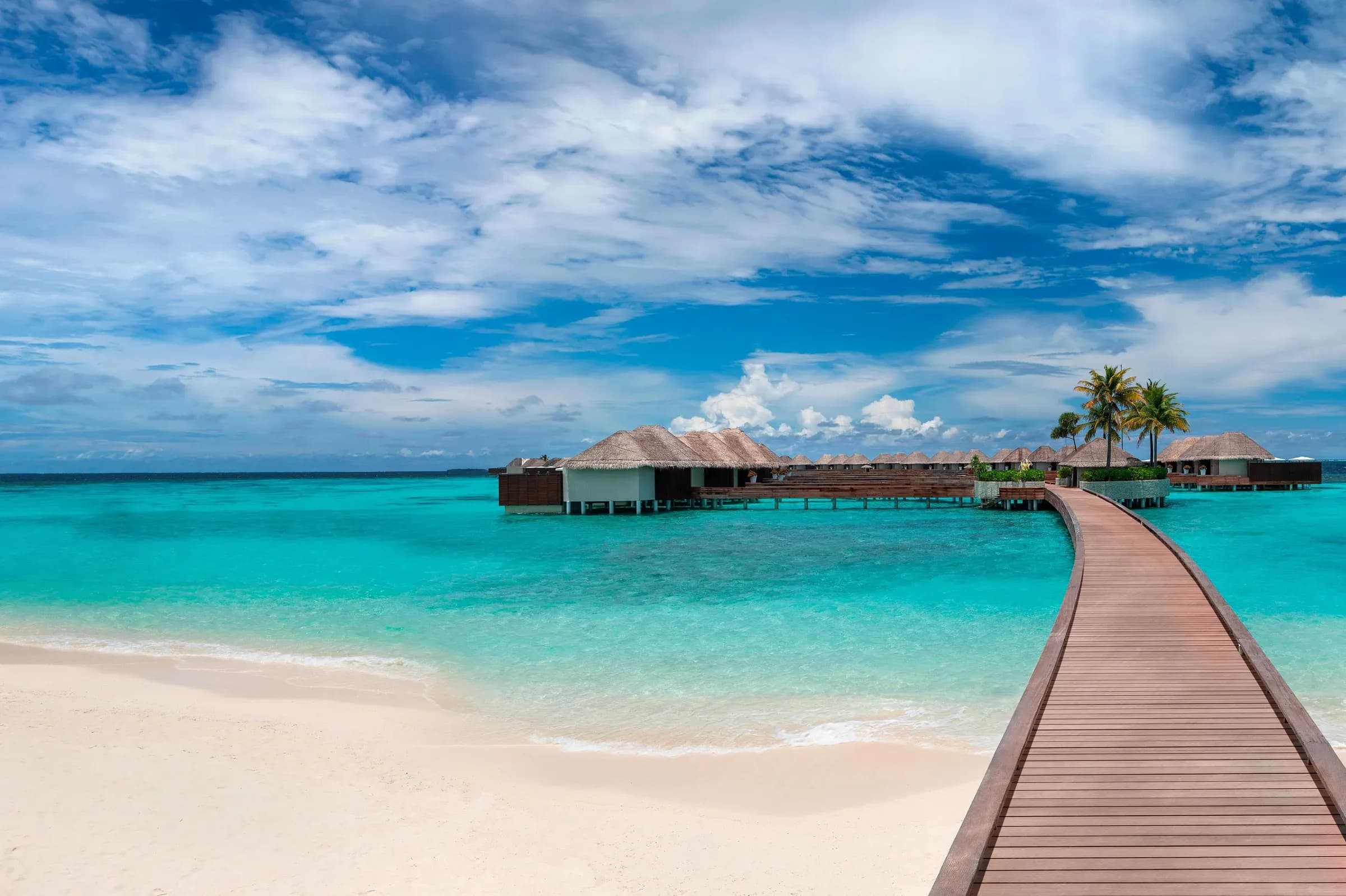 Premier Overwater Villa with private pool over the lagoon at W Maldives