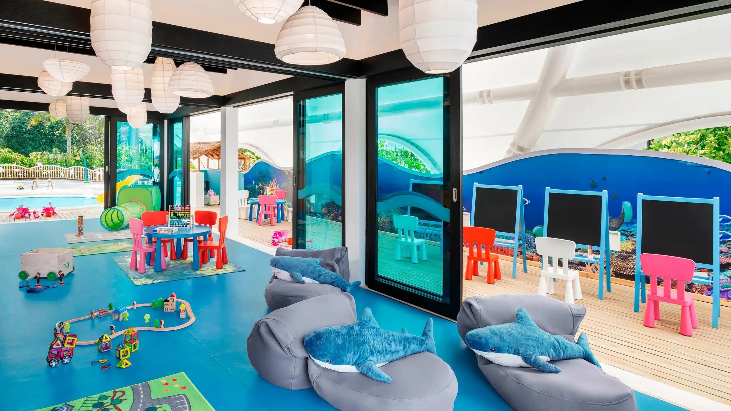 Westin Family Kids Club indoor playground at The Westin Maldives Miriandhoo Resort