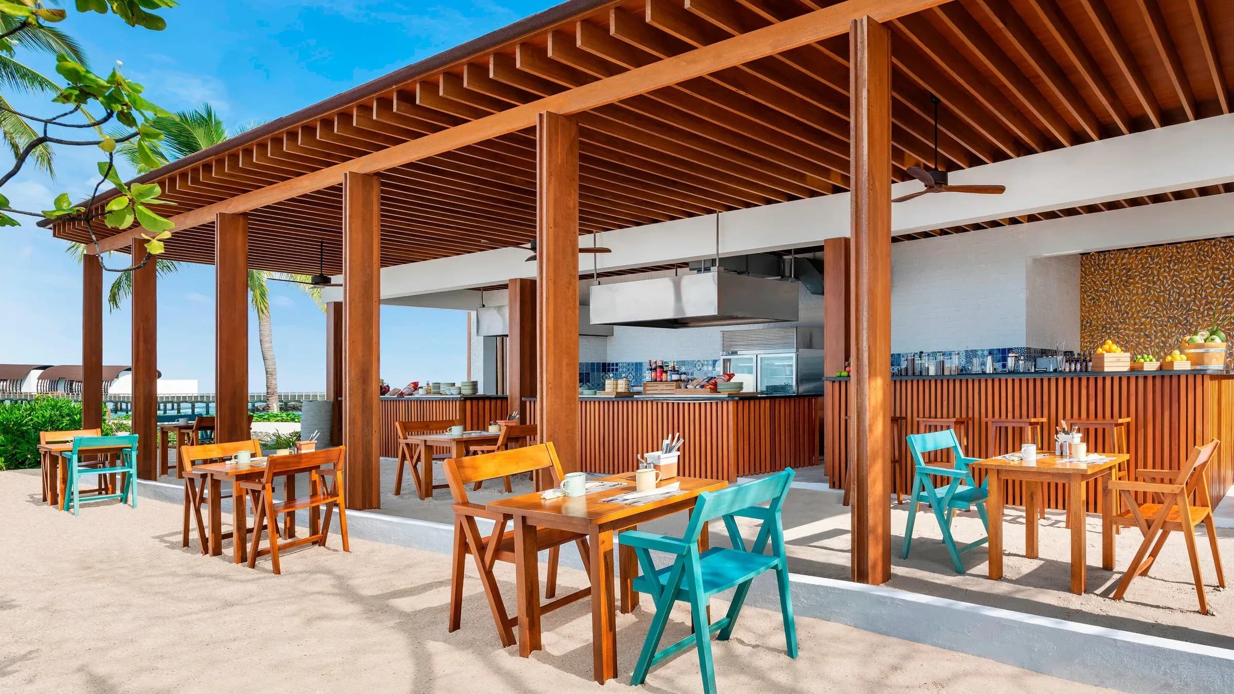 Hawker Asian street-food restaurant at The Westin Maldives Miriandhoo Resort