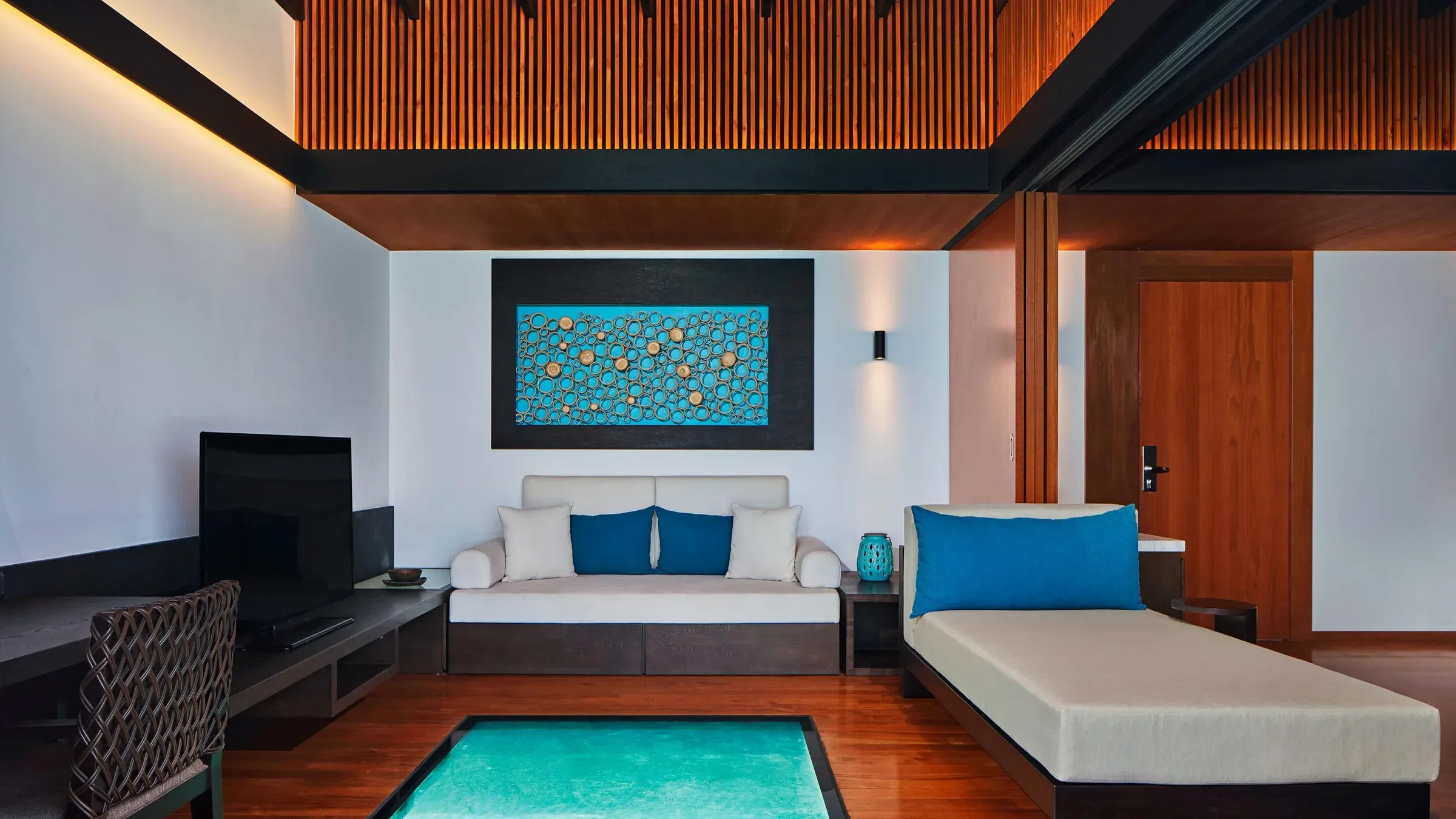 Family Beach Villa Pool exterior at The Westin Maldives Miriandhoo Resort