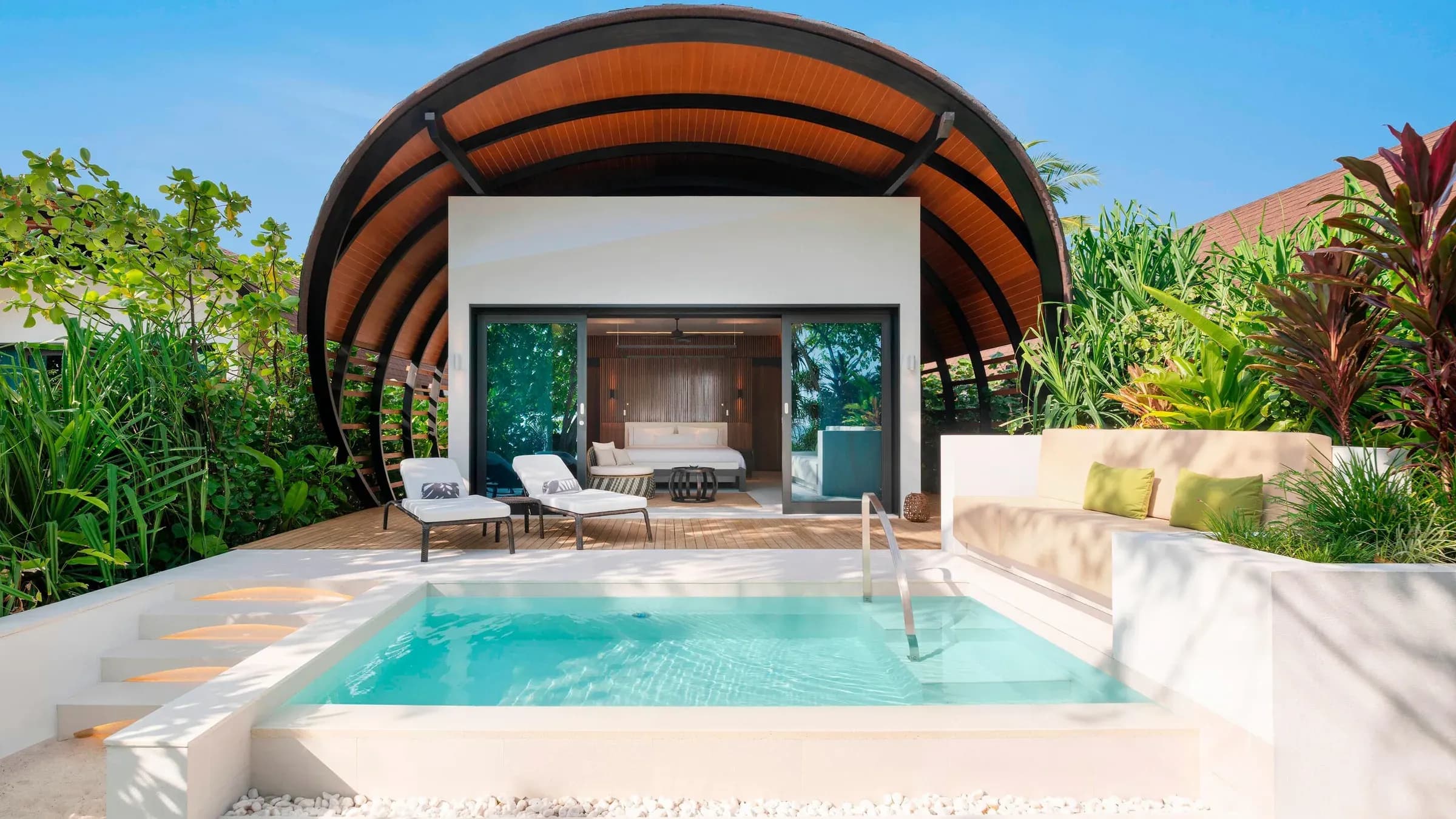 Two Bedroom Villa Pool private pool at The Westin Maldives Miriandhoo Resort