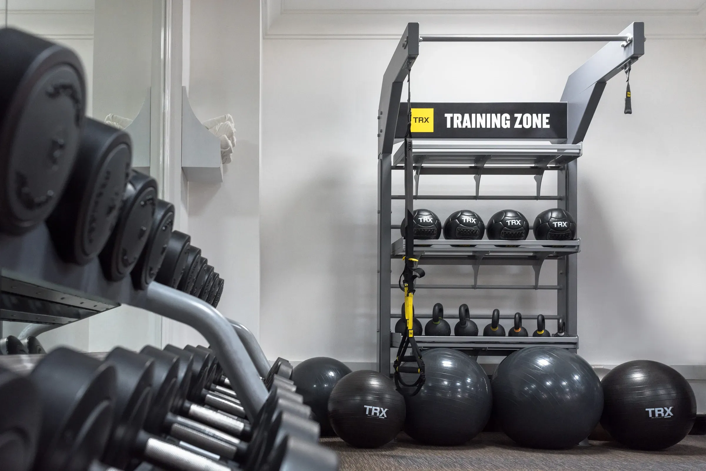 WestinWORKOUT Fitness Studio with TRX training zone at The Westin Turtle Bay Resort & Spa, Mauritius