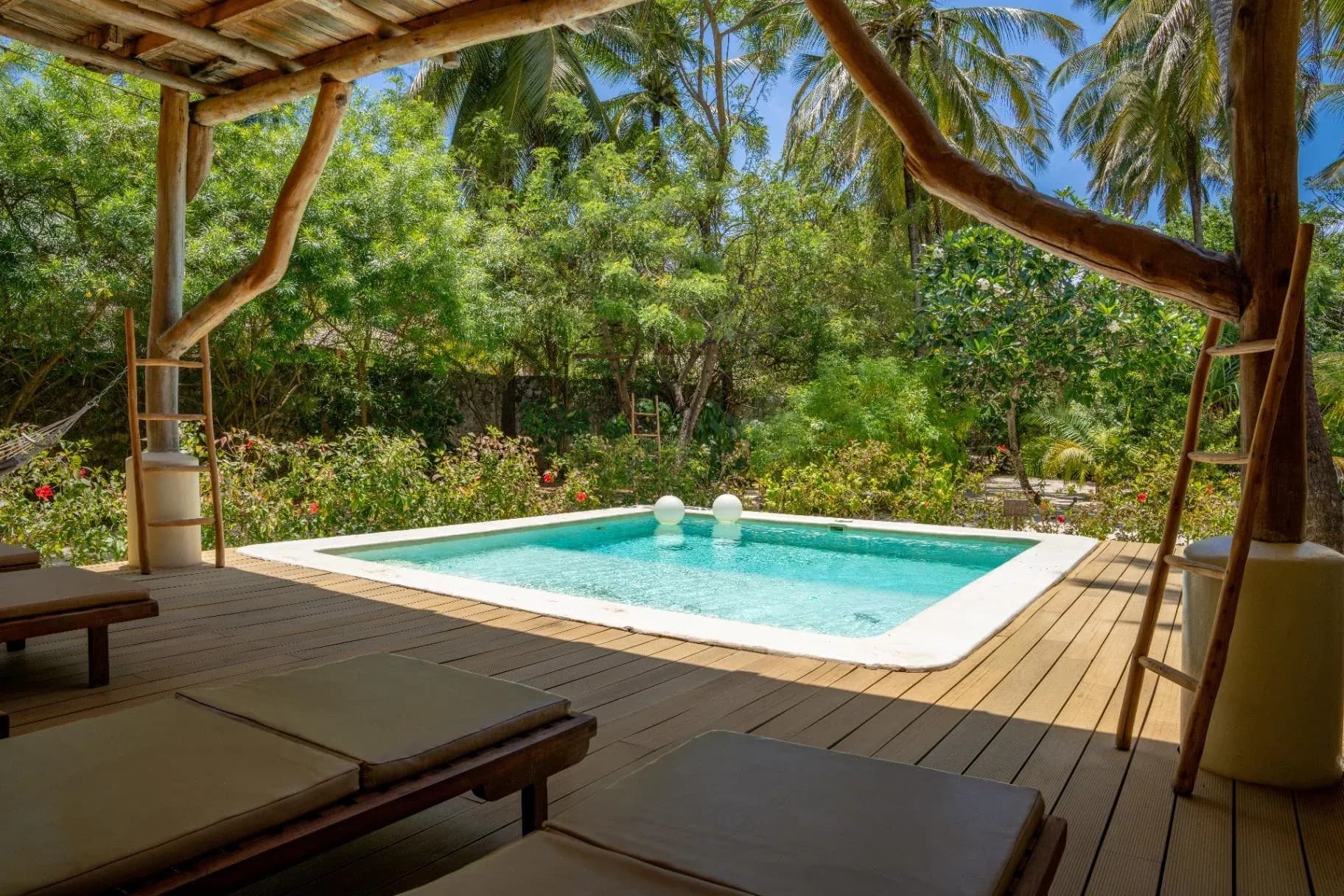 Deluxe Family Room with private plunge pool at White Sand Luxury Villas & Spa