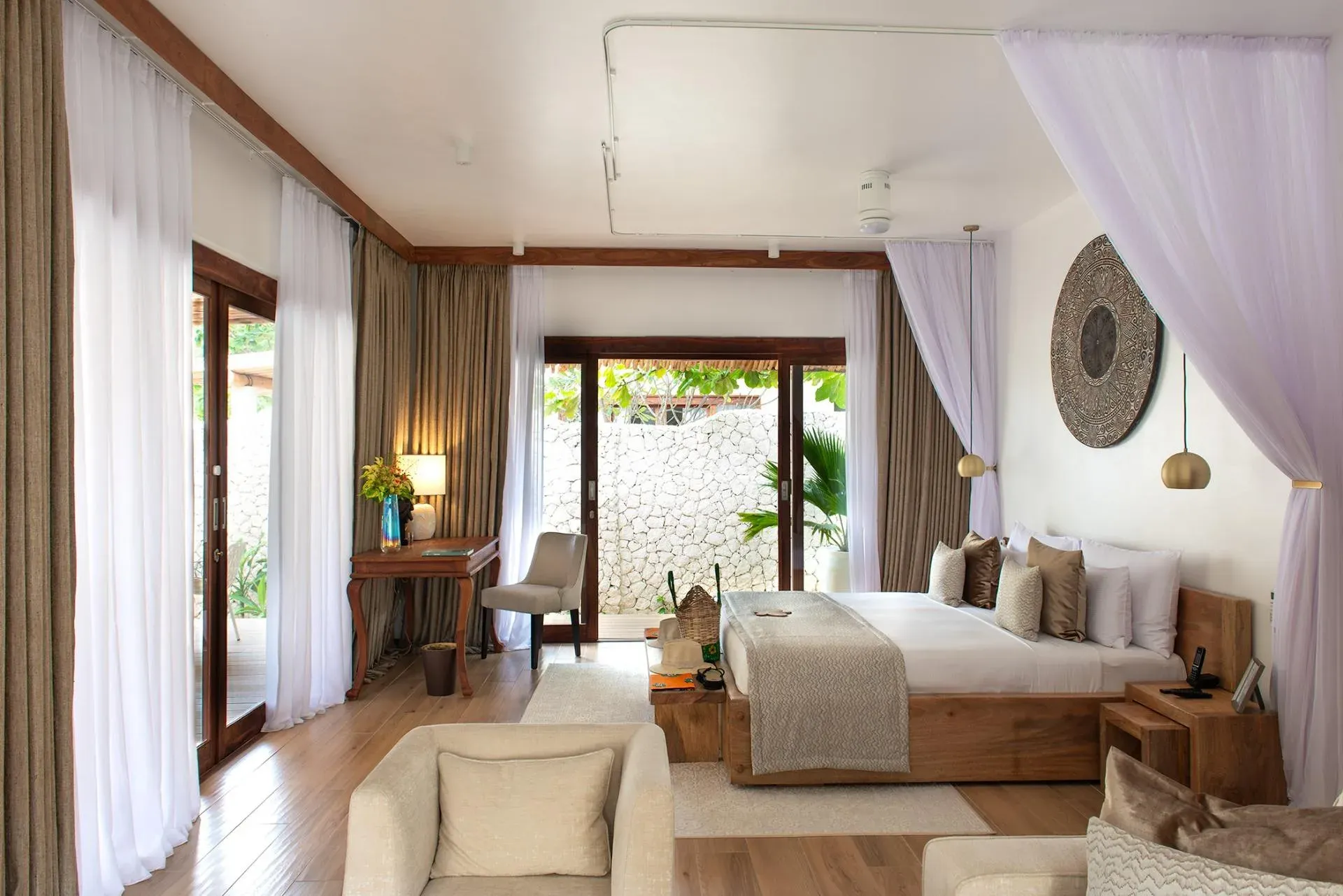 Garden Villa with Hot Tub interior at White Sand Luxury Villas & Spa